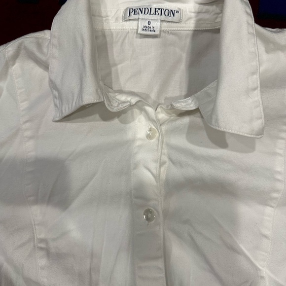 Pendleton Cream Button-Up Blouse - Picture 2 of 2
